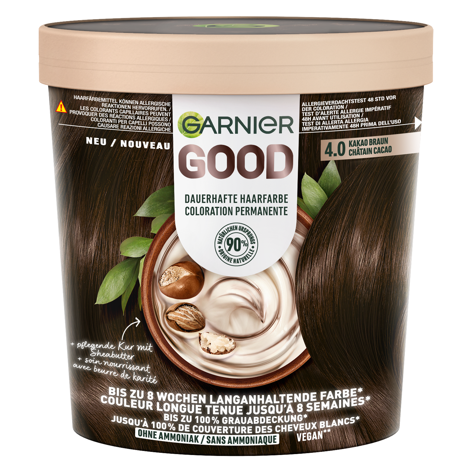 GARNIER GOOD Color permanent 4.0 Cacao Brown Tb 1 Stk