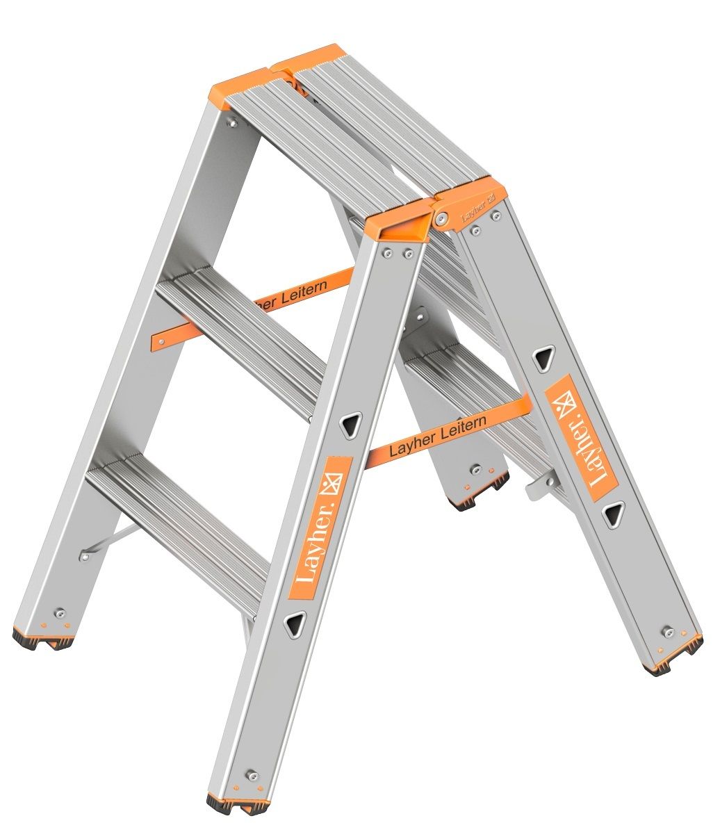 Layher Topic 1043 Trapladder 2x3 treden