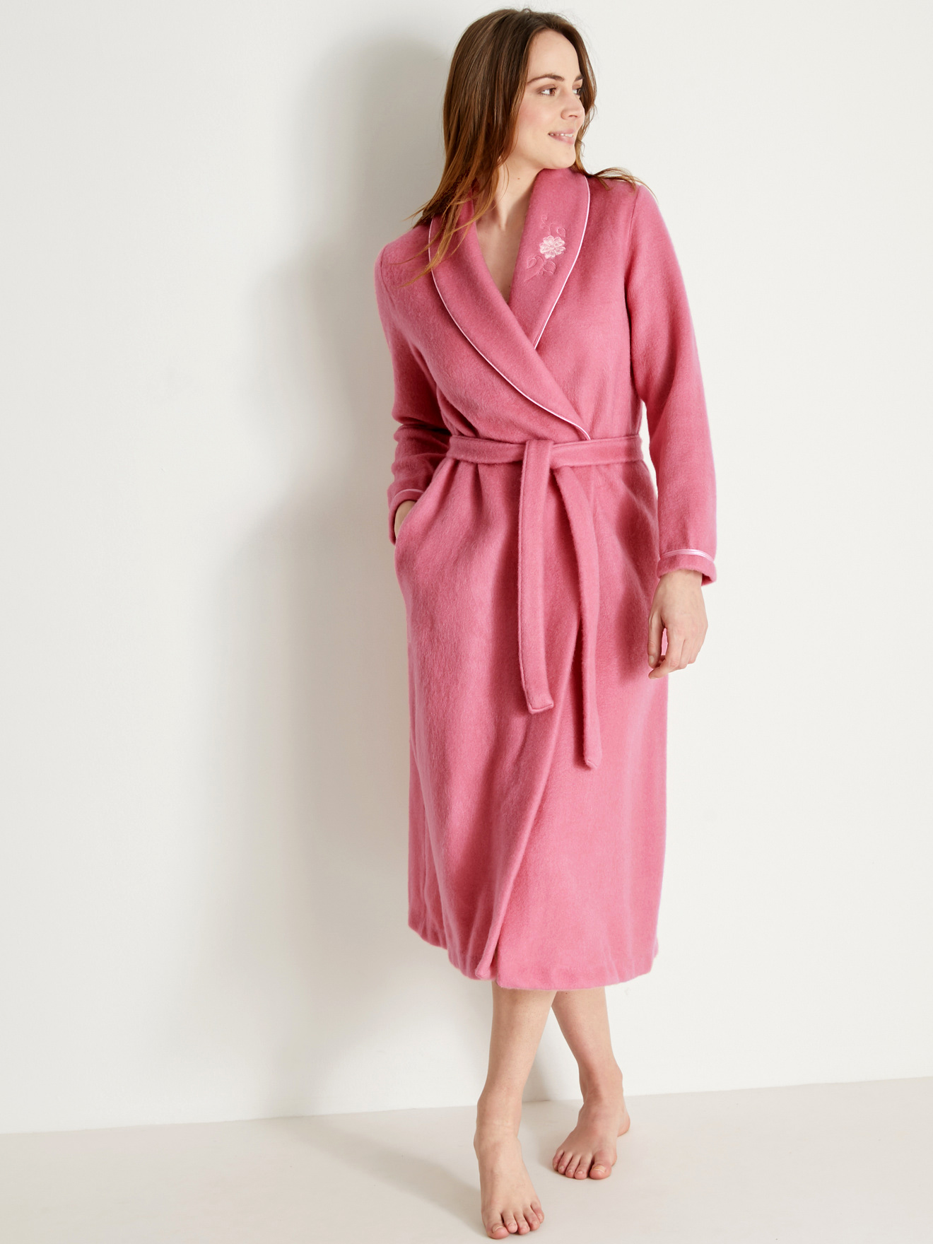 Robe de chambre en molleton courtelle
