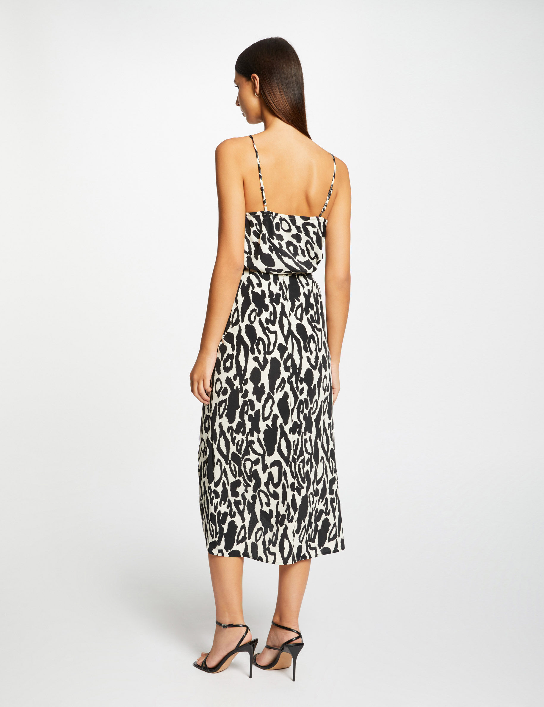 Blouse bretelles fines imprimé animalier multico femme - multico