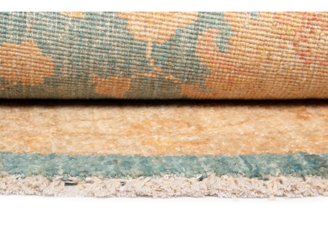 Tapis de laine 150x150 Bleu Kaizar