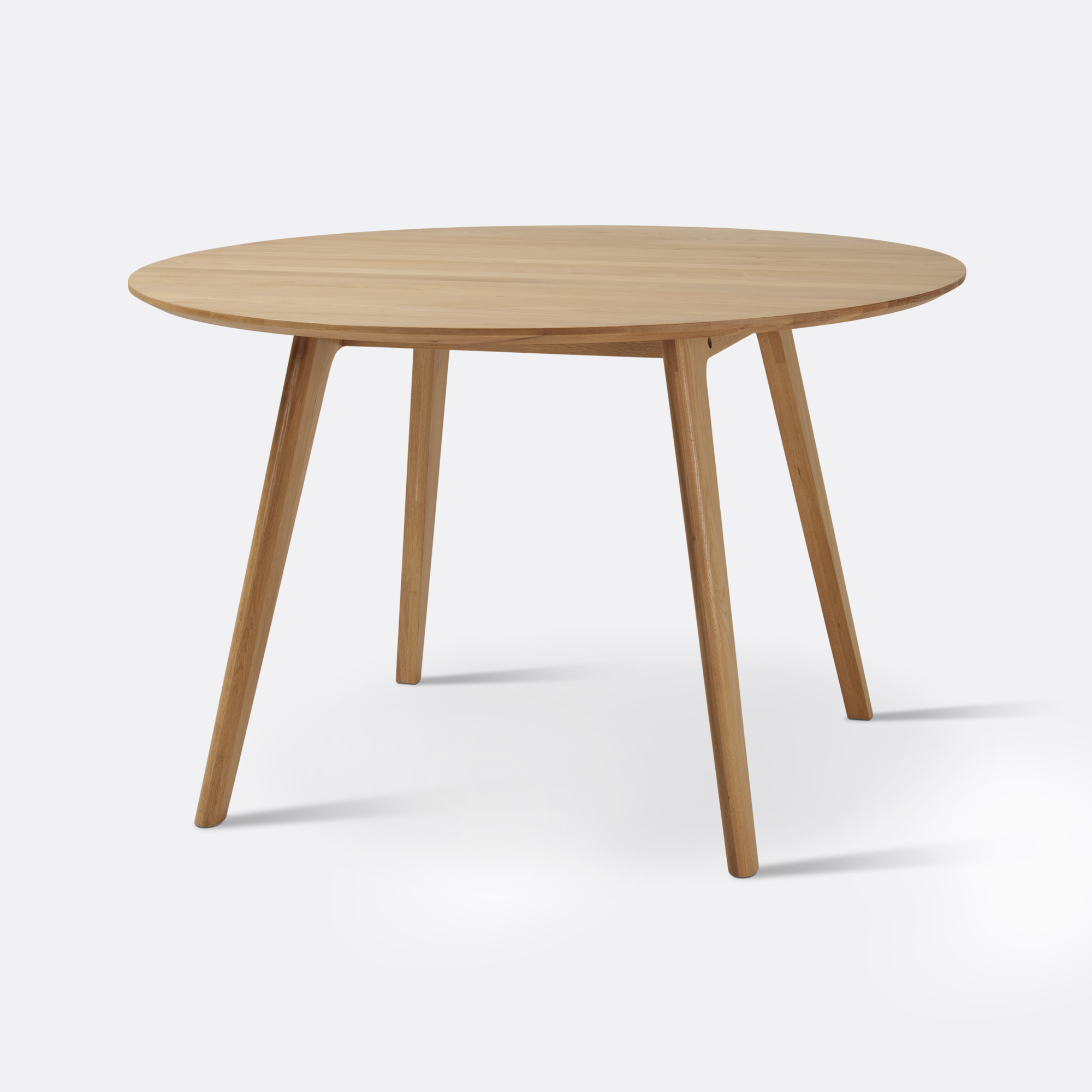 Eettafel Mason Ø120 cm massief eiken