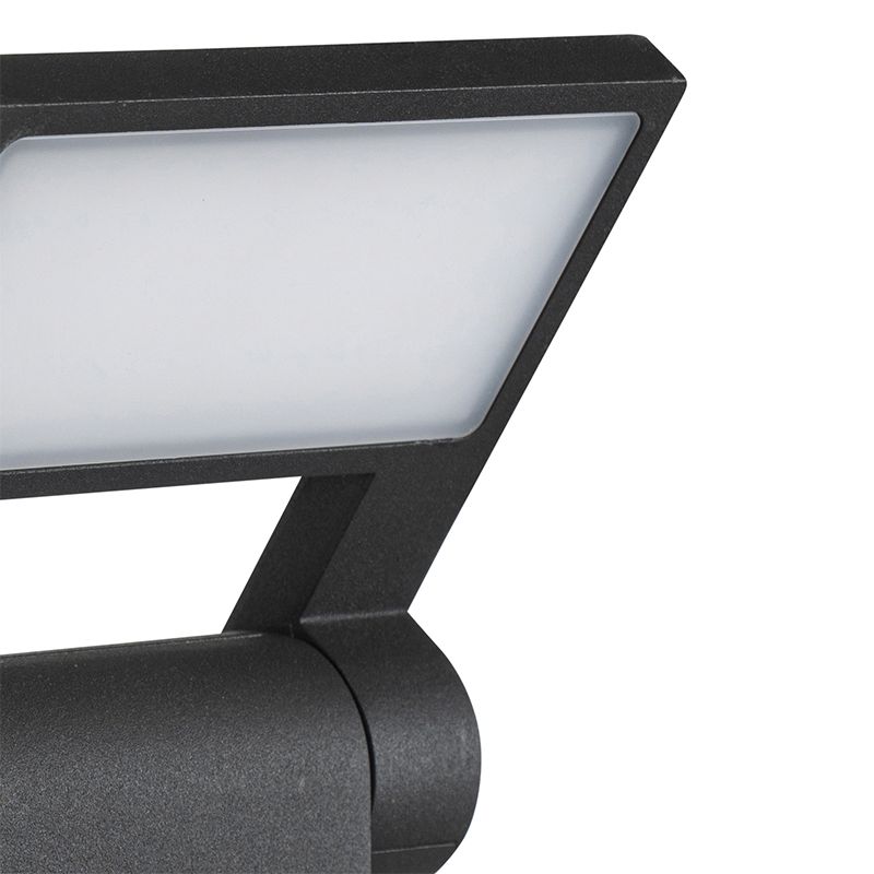 Moderne buitenpaaltje antraciet 60 cm incl. LED IP54 - Zane