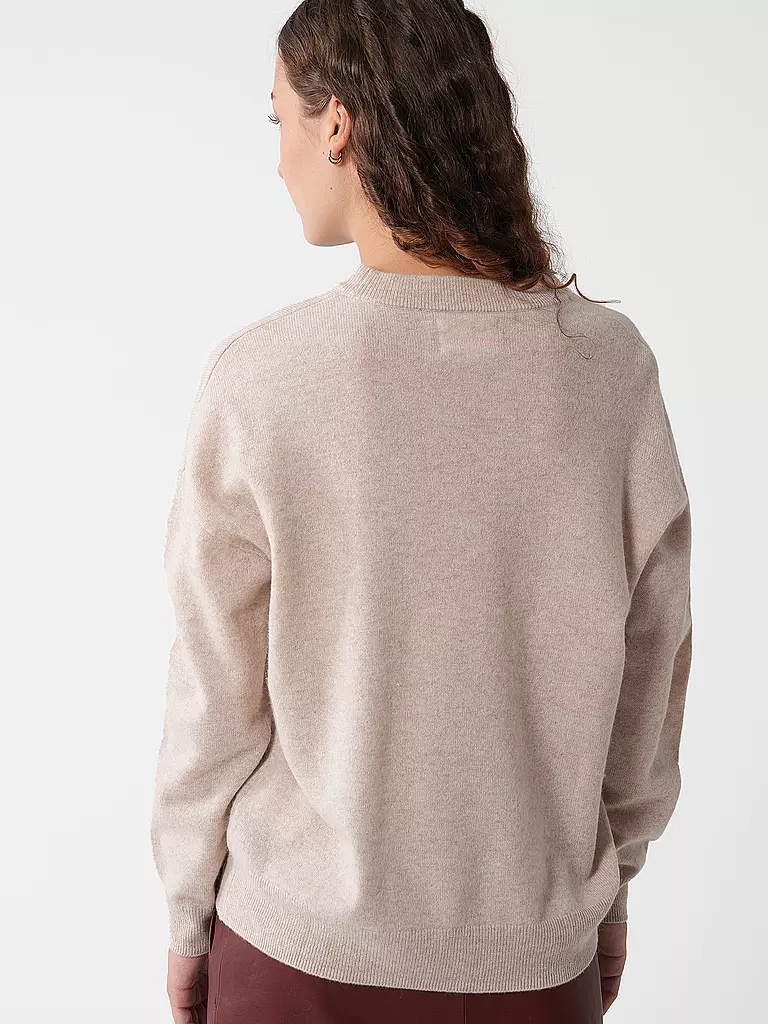 LES TRICOTS DE LEA Kaschmirpullover MAPOUPETTE beige