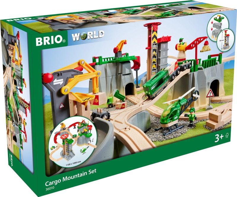 BRIO Cargo Mountain Set - 36010 - Treinbaan