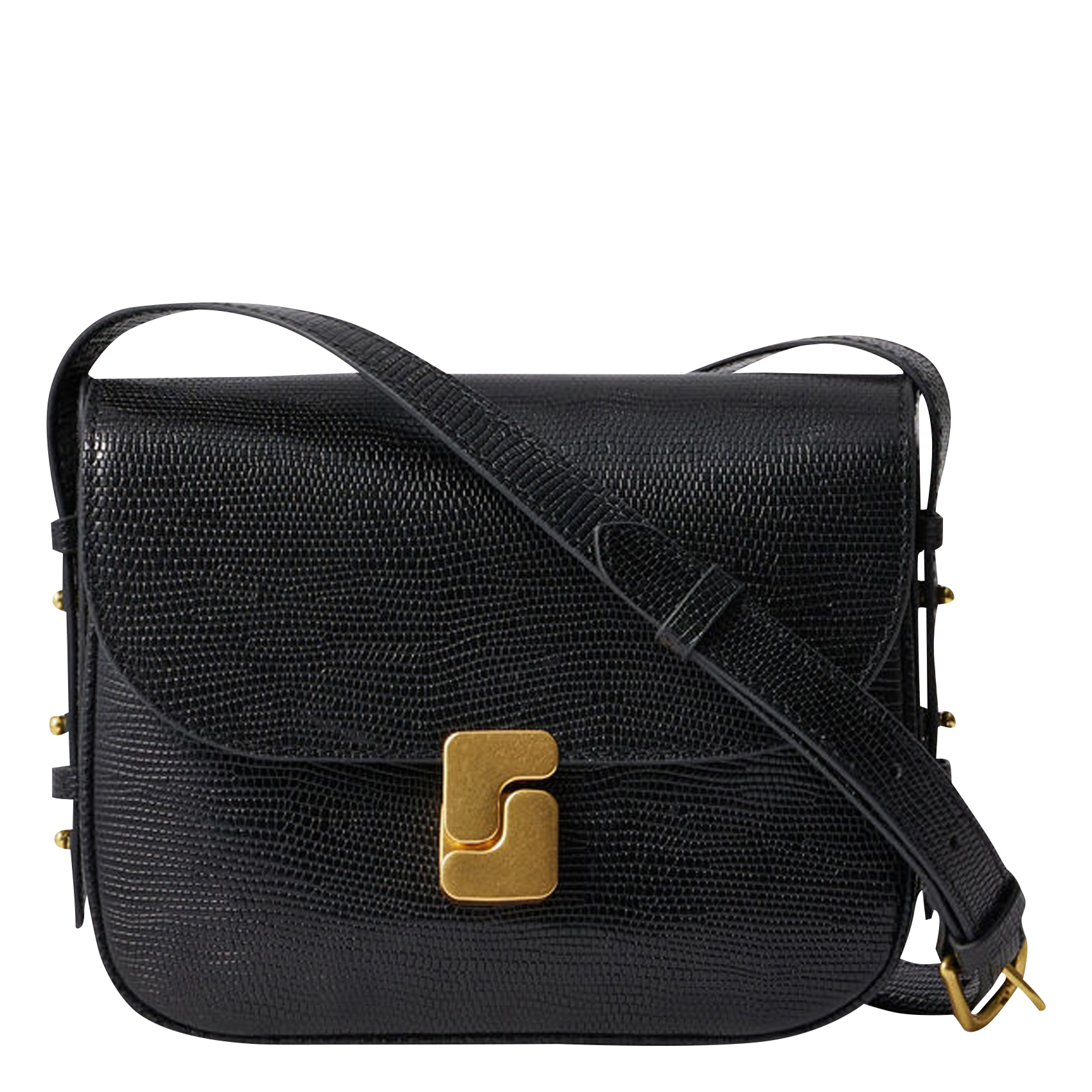 BELLISSIMA MINI - Sac bandoulière en cuir| Noir