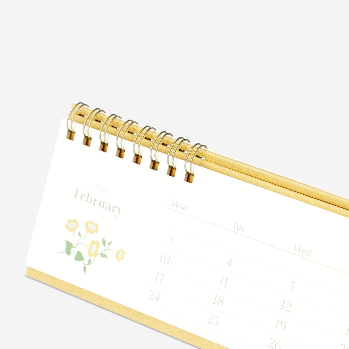 Skrivebordskalender - engelsk
