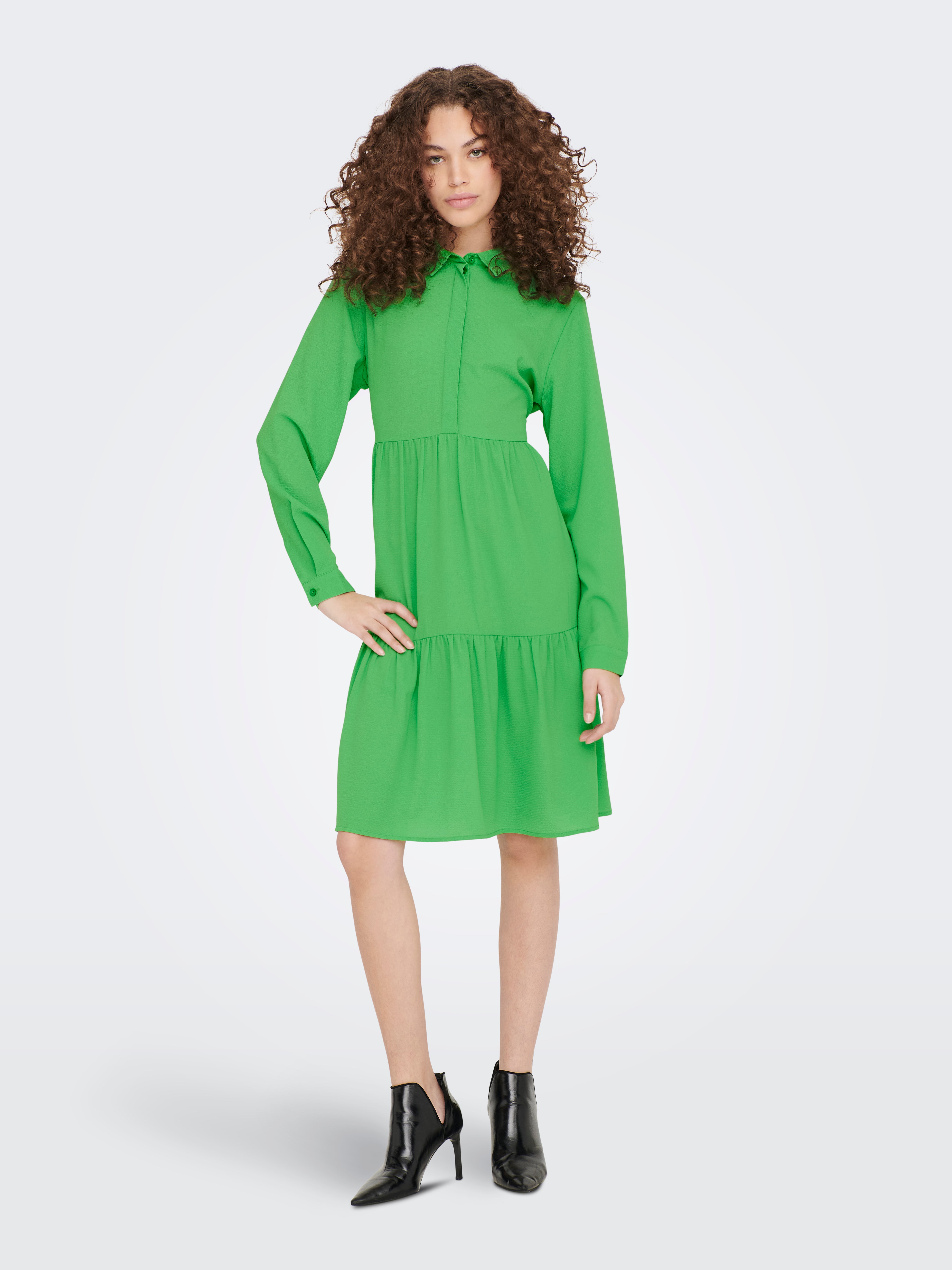 JDYPIPER Langes Kleid Kelly Green