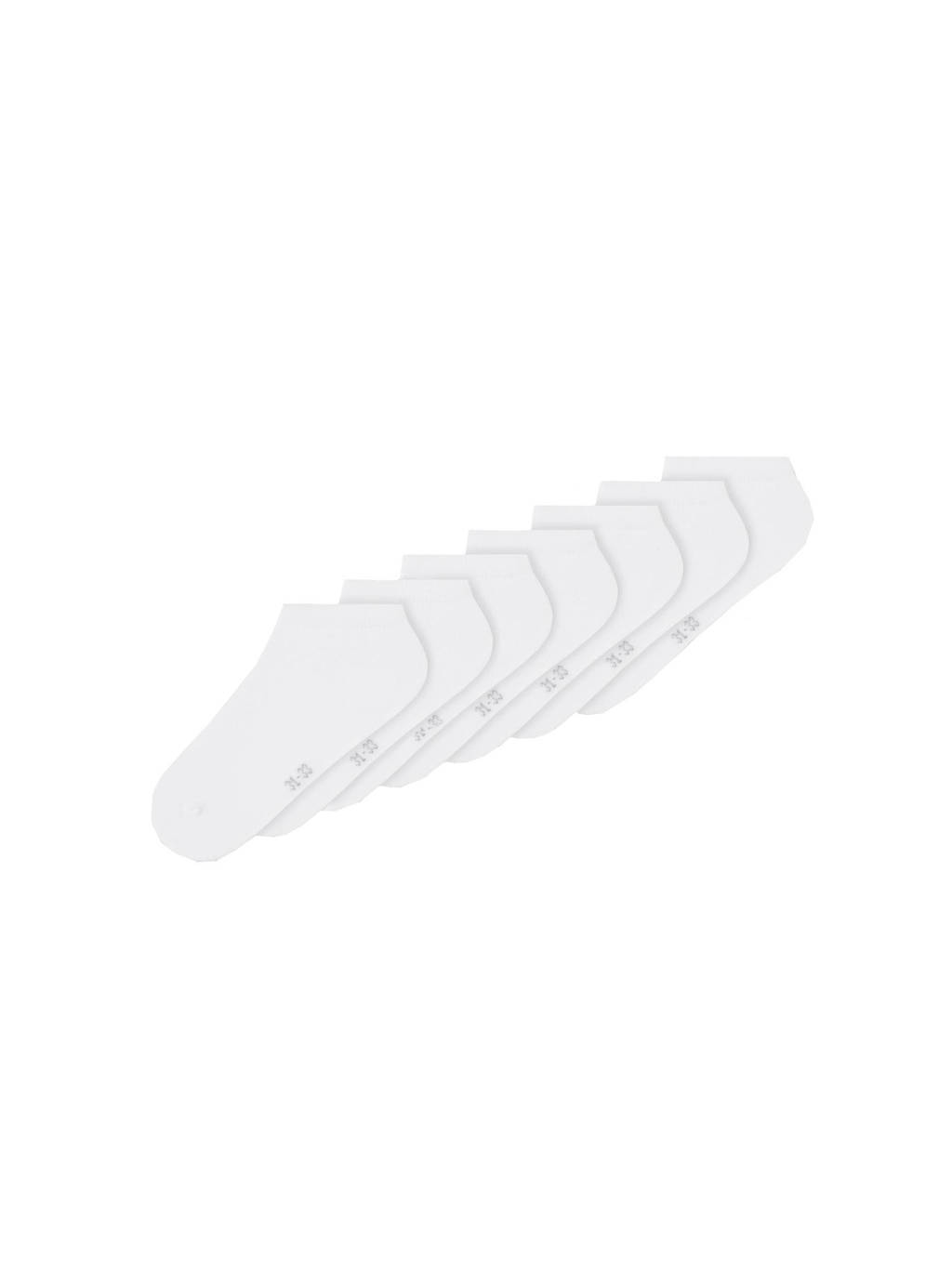 NAME IT sneakersokken - set van 7 wit