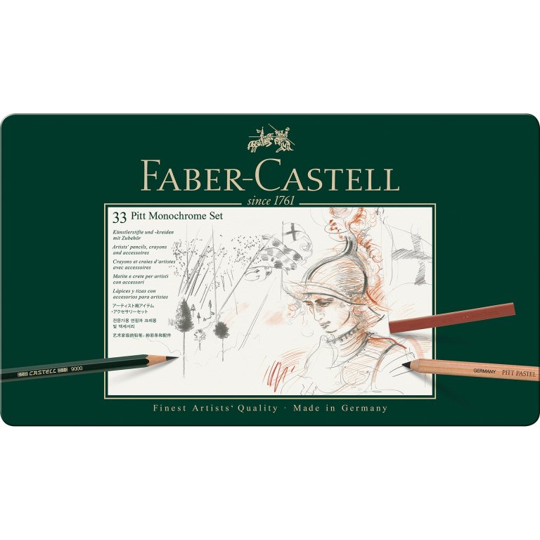 Faber-Castell Pitt Monochrome, 33er-Set