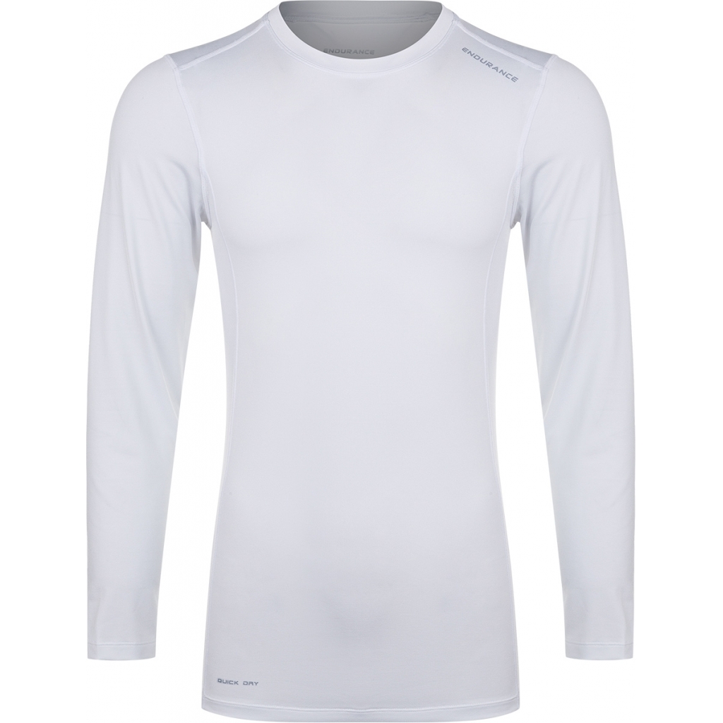 Endurance Power Langærmet Baselayer hvid