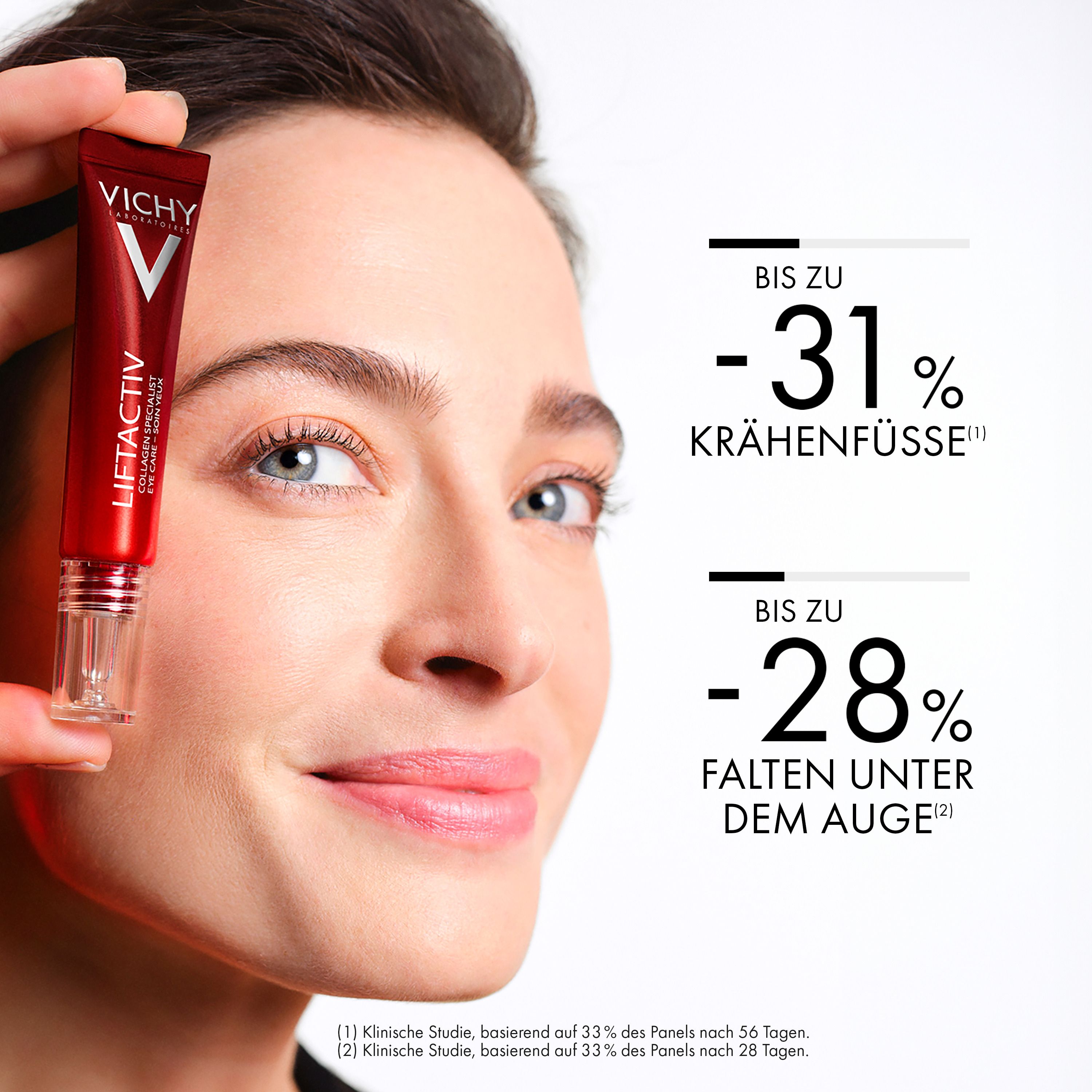 Vichy Liftactiv Collagen Specialist Augenpflege: Mildert sichtbar Krähenfüße, Tränensäcke und Augenringe.