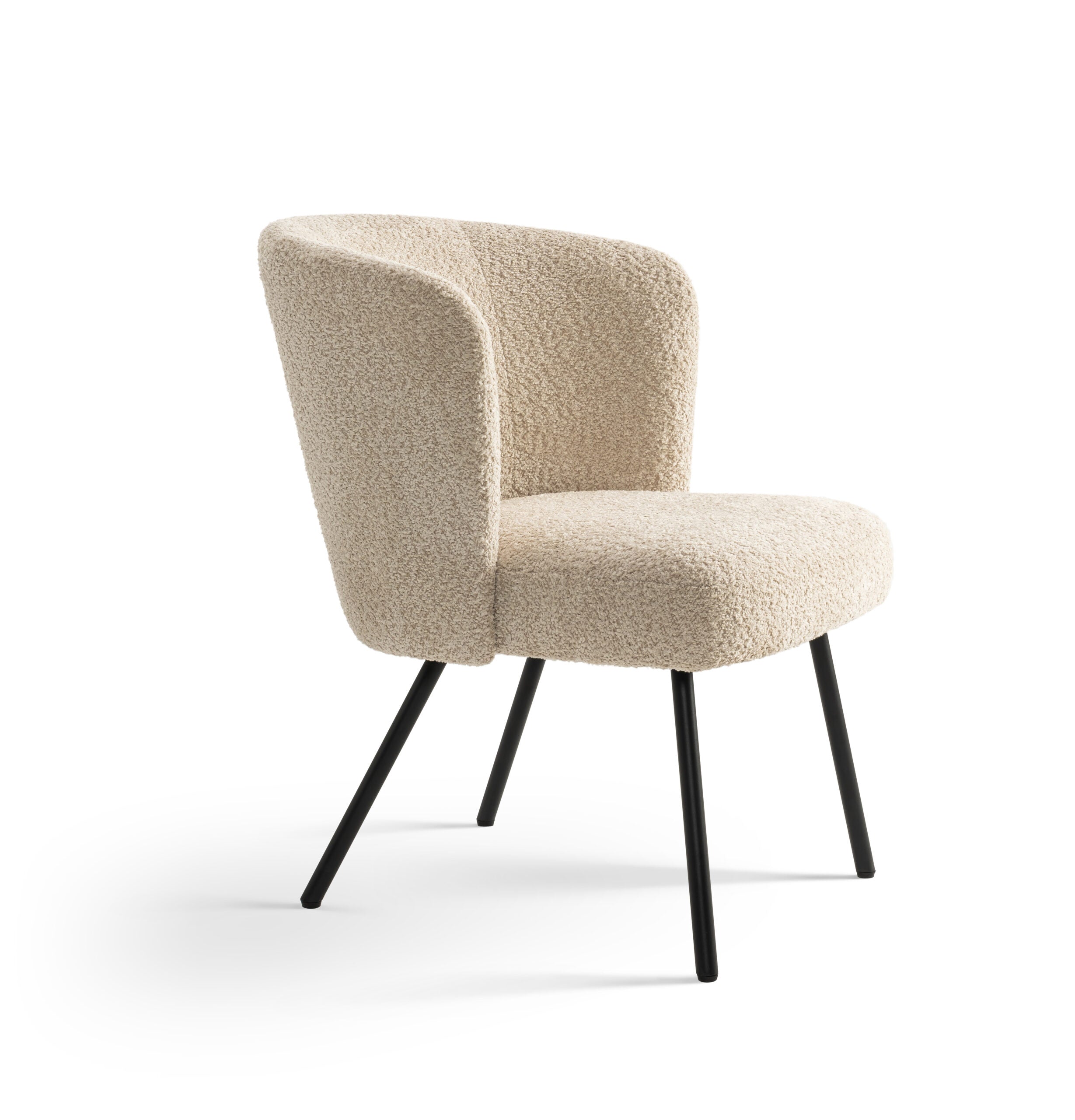 Furnihaus Fauteuil Cindy Boucle Beige Stof