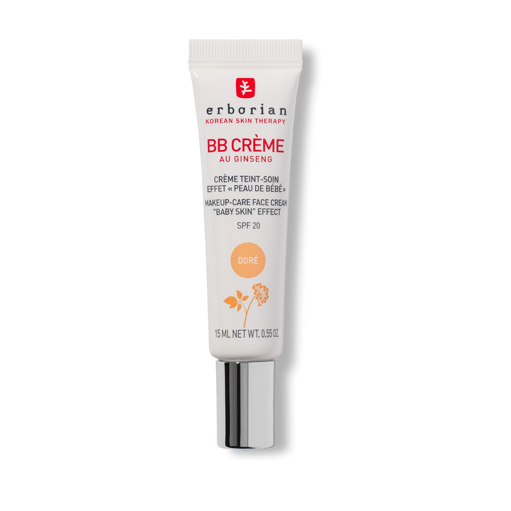 BB CRÈME AU GINSENG - Crème teint-soin effetpeau de bébé|- DORE
