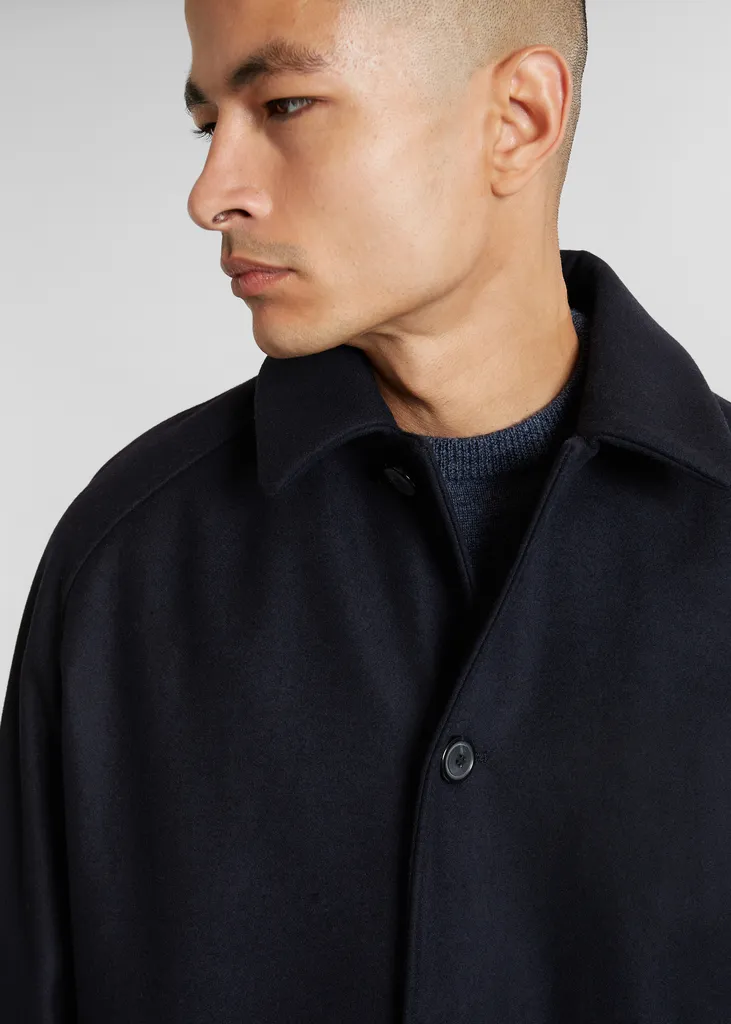 Mac droit ample manches raglan fabriqué en France L'Exception Paris