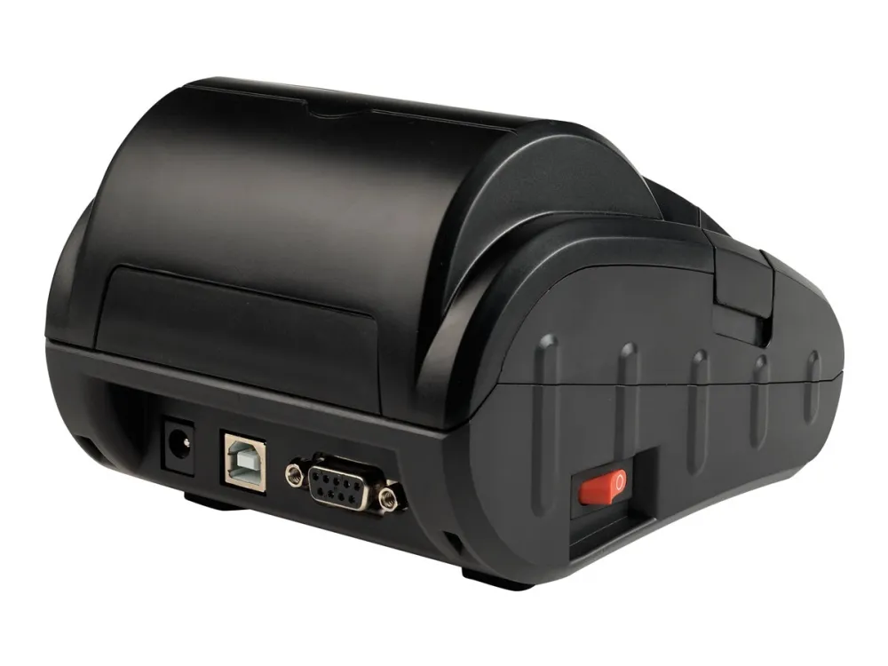 Safescan TP-230 - Etiketprinter - termisk linje - Rulle (5,8 cm) - 203 dpi - op til 60 mm/sek. - USB, seriel - sort