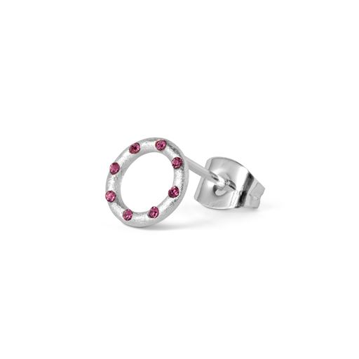 LULU Copenhagen OMG Ørering, Sølv/Pink