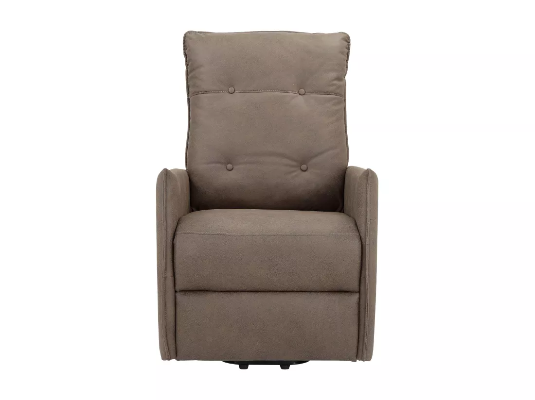 Marko | Fauteuil inclinable électrique et relevable en PU cappucino