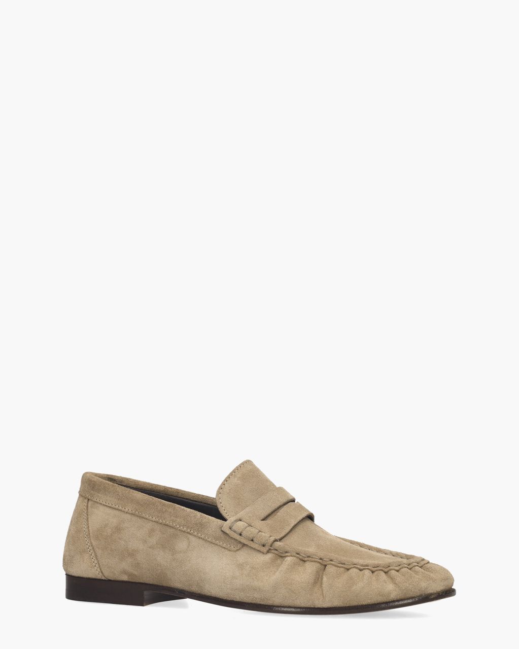 Posa Penny Loafer Wrinkle Taupe Damesloafers
