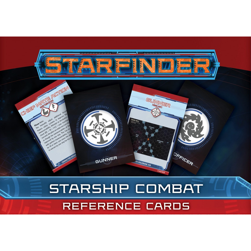 Starfinder Starship Combat Reference Cards