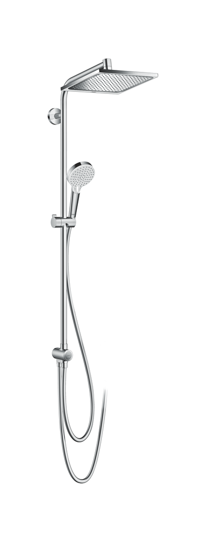 Hansgrohe Crometta E opbouw regendouche waterbesparend chroom