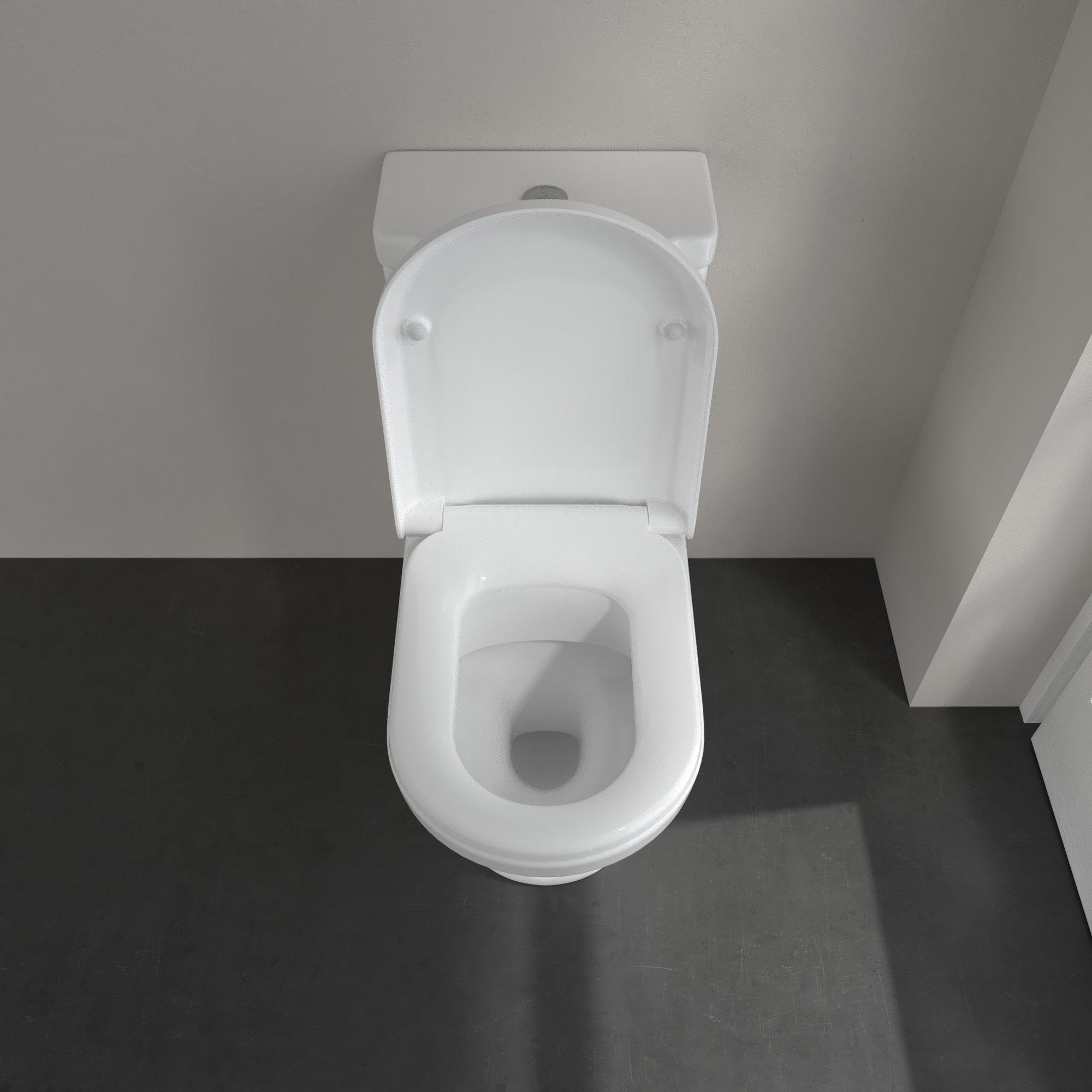 Villeroy & Boch Hommage staand toilet CeramicPlus wit glans