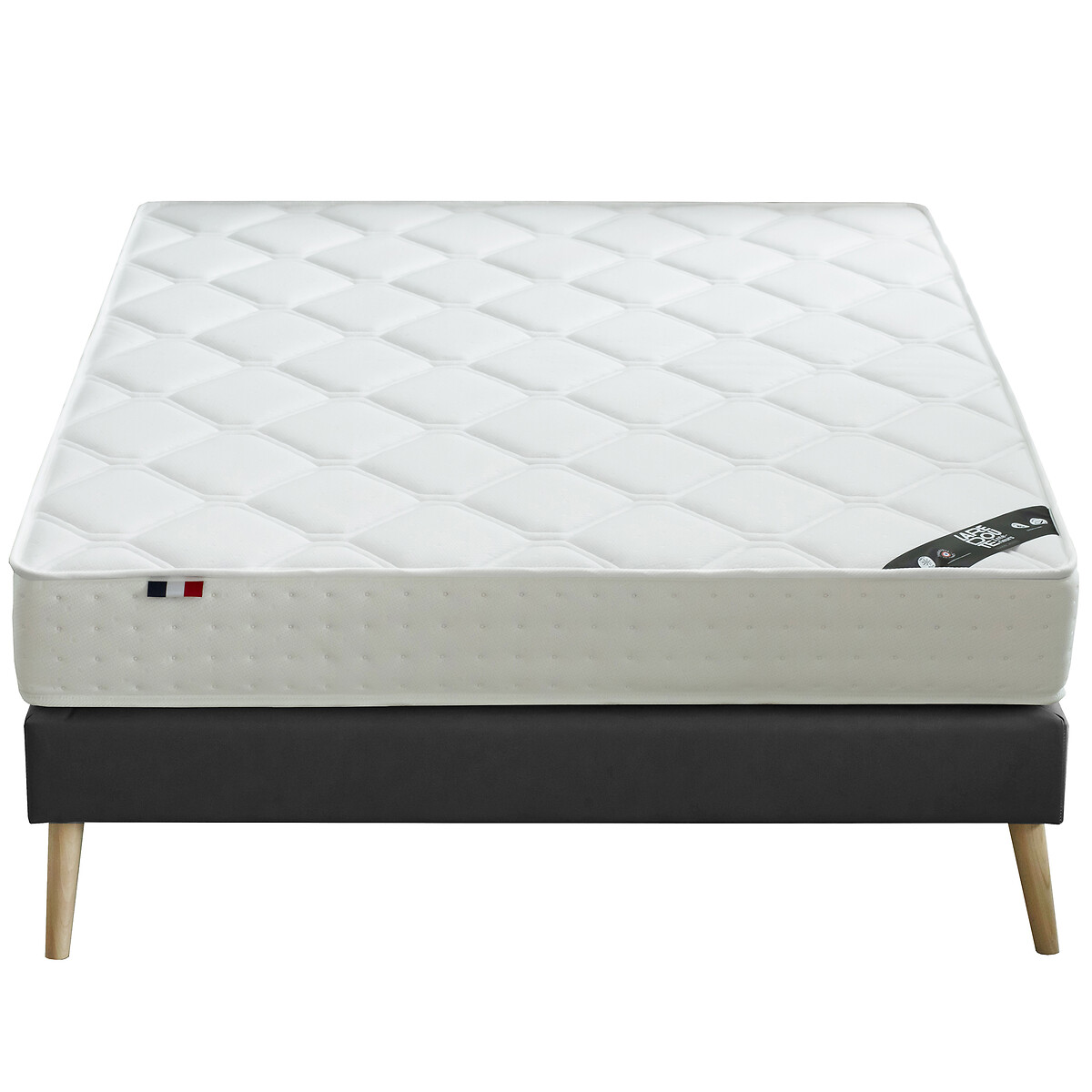 LA REDOUTE INTERIEURS<br>Colchão de espuma HR, tratamento ignífugo Alt.19 cm