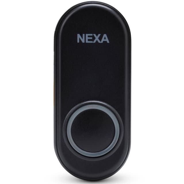 nexa MLT-1925 Dörrklocka tryckknapp Svart
