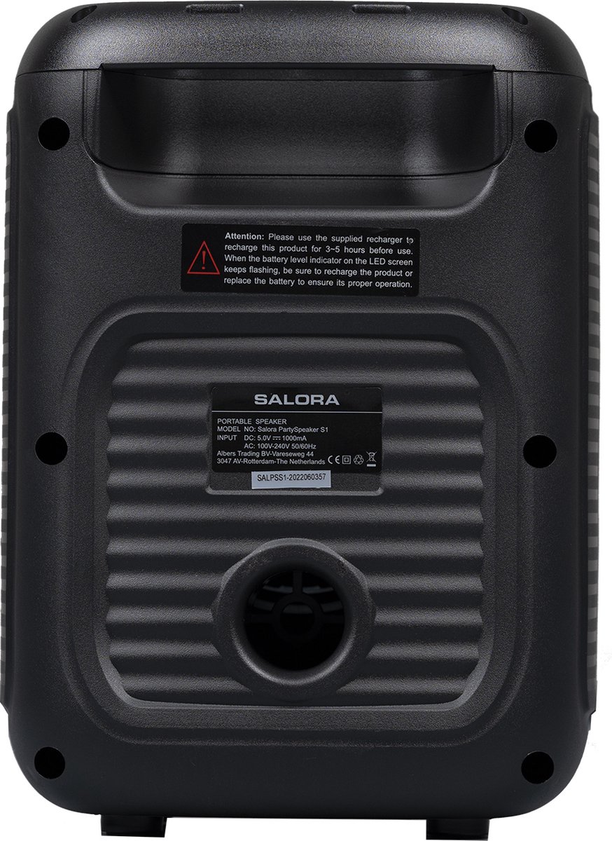Salora PARTYBOX100 Party speaker met lichtshow