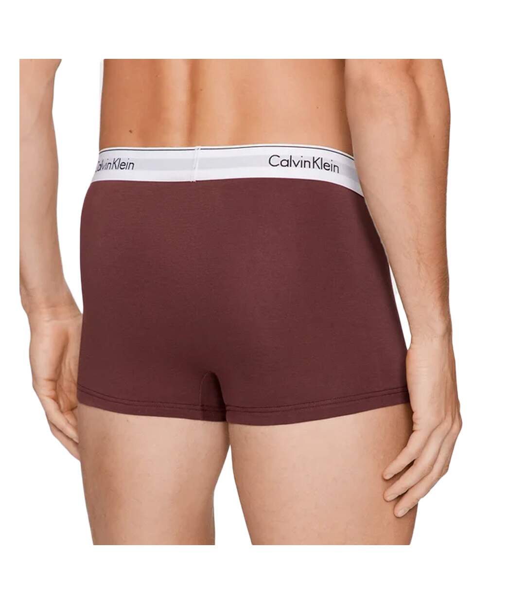 x3 Boxers Marron/noir/Rouge Homme Calvin Klein Jeans Trunk