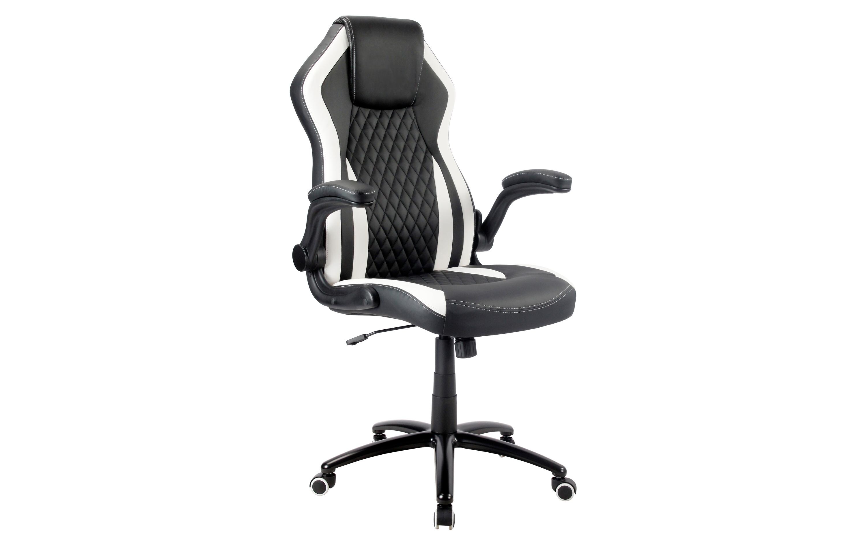 Gaming-Stuhl CL-RC-BW-2 Schwarz/Weiss<br>Racingchair CL-RC-BW Gaming Chair