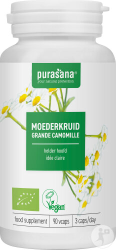 Purasana Vegan Extrait De Grande Camomille Bio 90 Capsules
