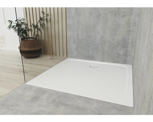 KALDEWEI CAYONOPLAN Secure Plus 2251-5 douchebak, 80 x 80 x 3,7 cm, alpinewit mat, antislipcoating over het gehele oppervlak, 361147982001
