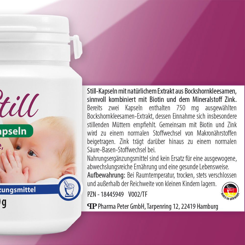 Still-Kapseln mit Bockshornklee + Biotin + Zink