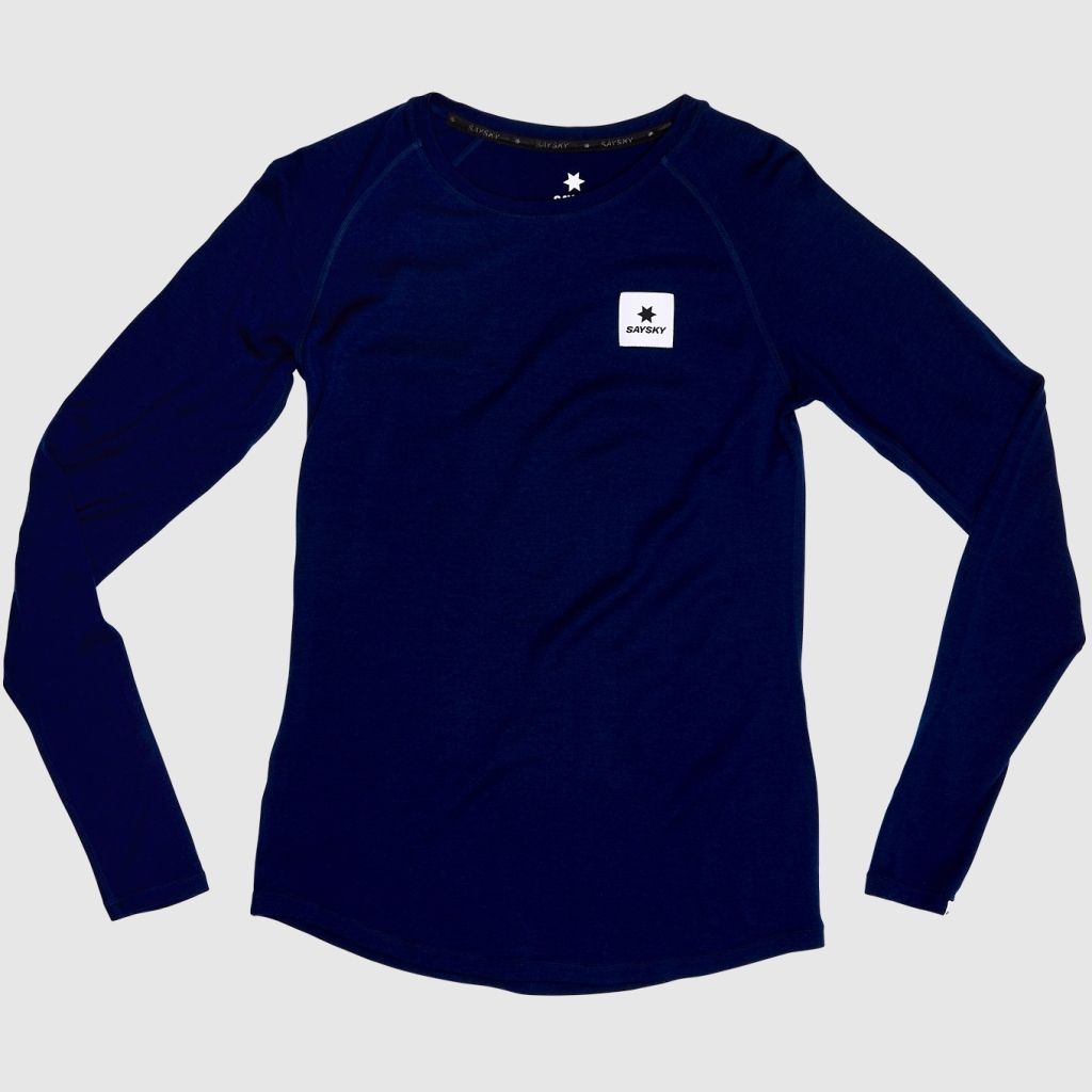 saysky w merino 165 longsleeve 634 xwrls40 201 blue