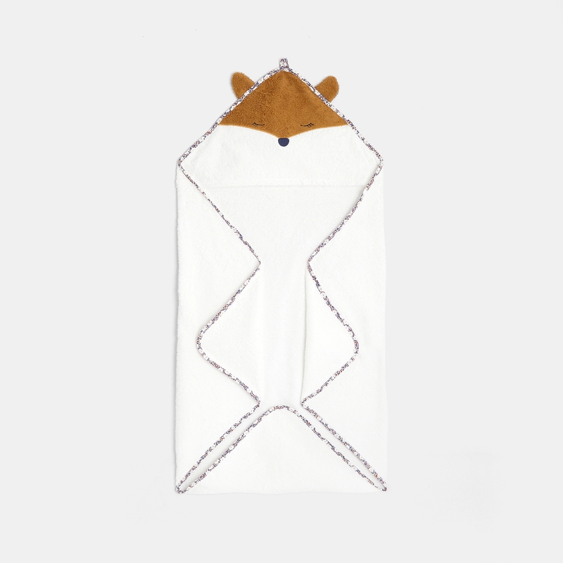Cape de bain renard blanche naissance
