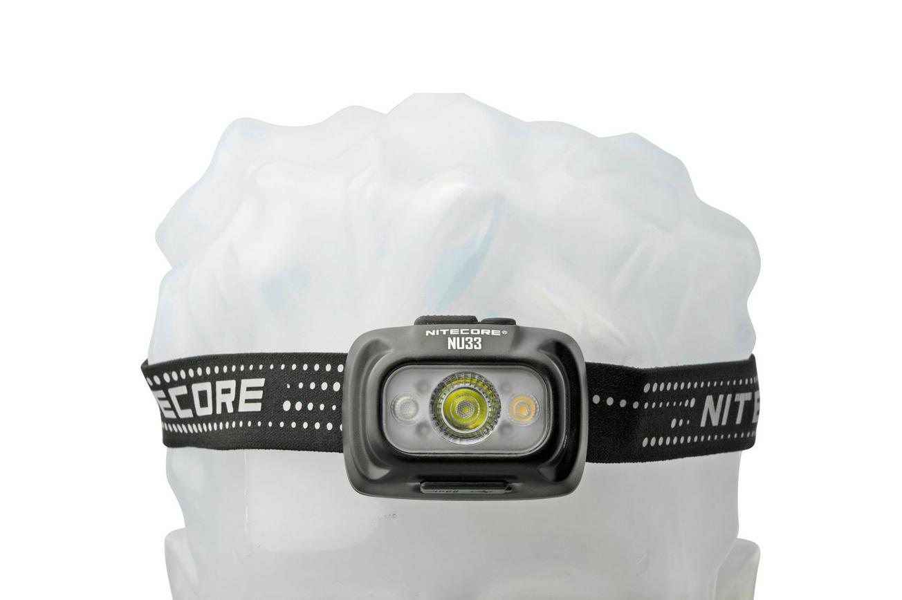 Nitecore NU33, zwart, oplaadbare hoofdlamp