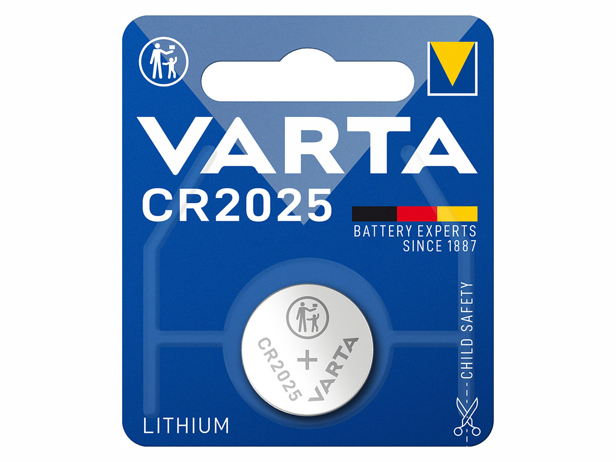 Varta Lithium CR 2025 knoopcelbatterij
