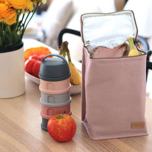 Pochette Repas Isotherme Canvas Rose Poudré - BEABA