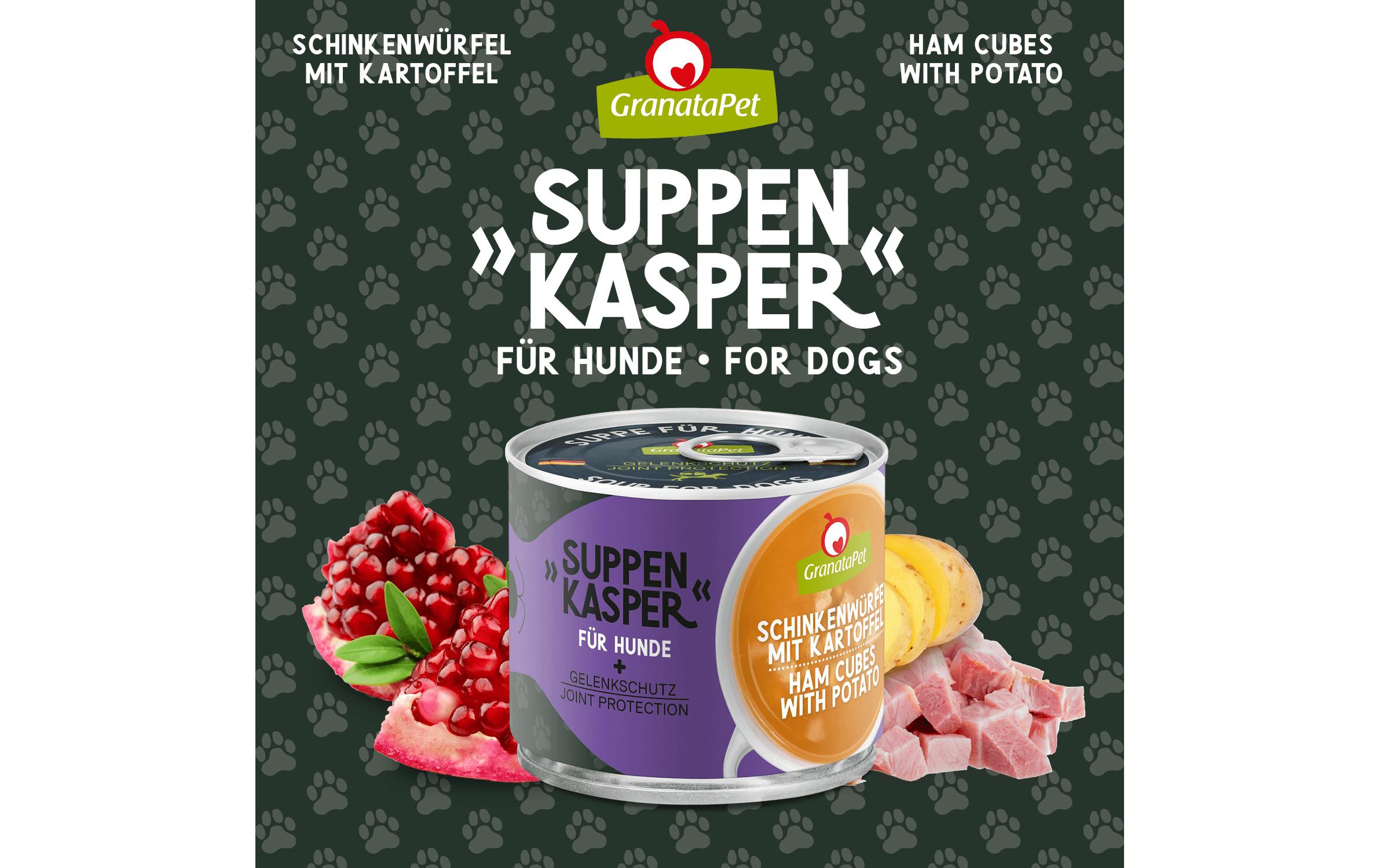 Suppenkasper Schinkenwürfel mit Kartoffel 140 gErgänzungsfuttermittel für Hunde