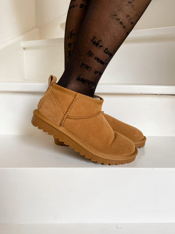 Colors Of California - Bottines fourrées HC.YW078 Tan