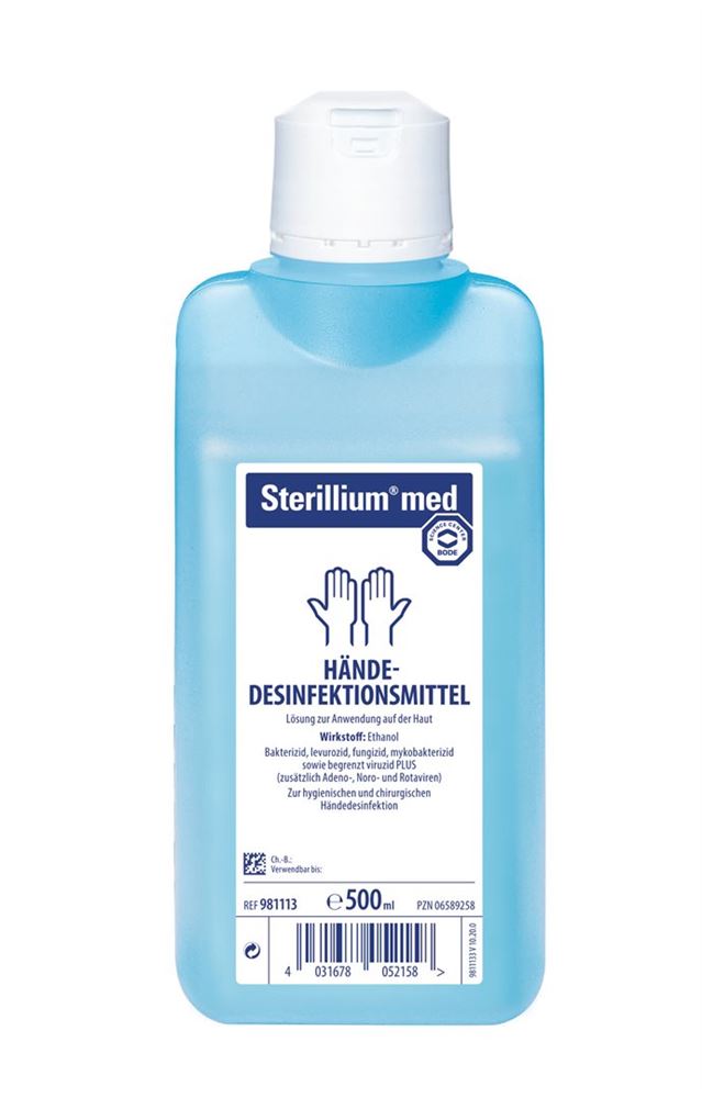 STERILLIUM med Händedesinfektion liq CH 500 ml