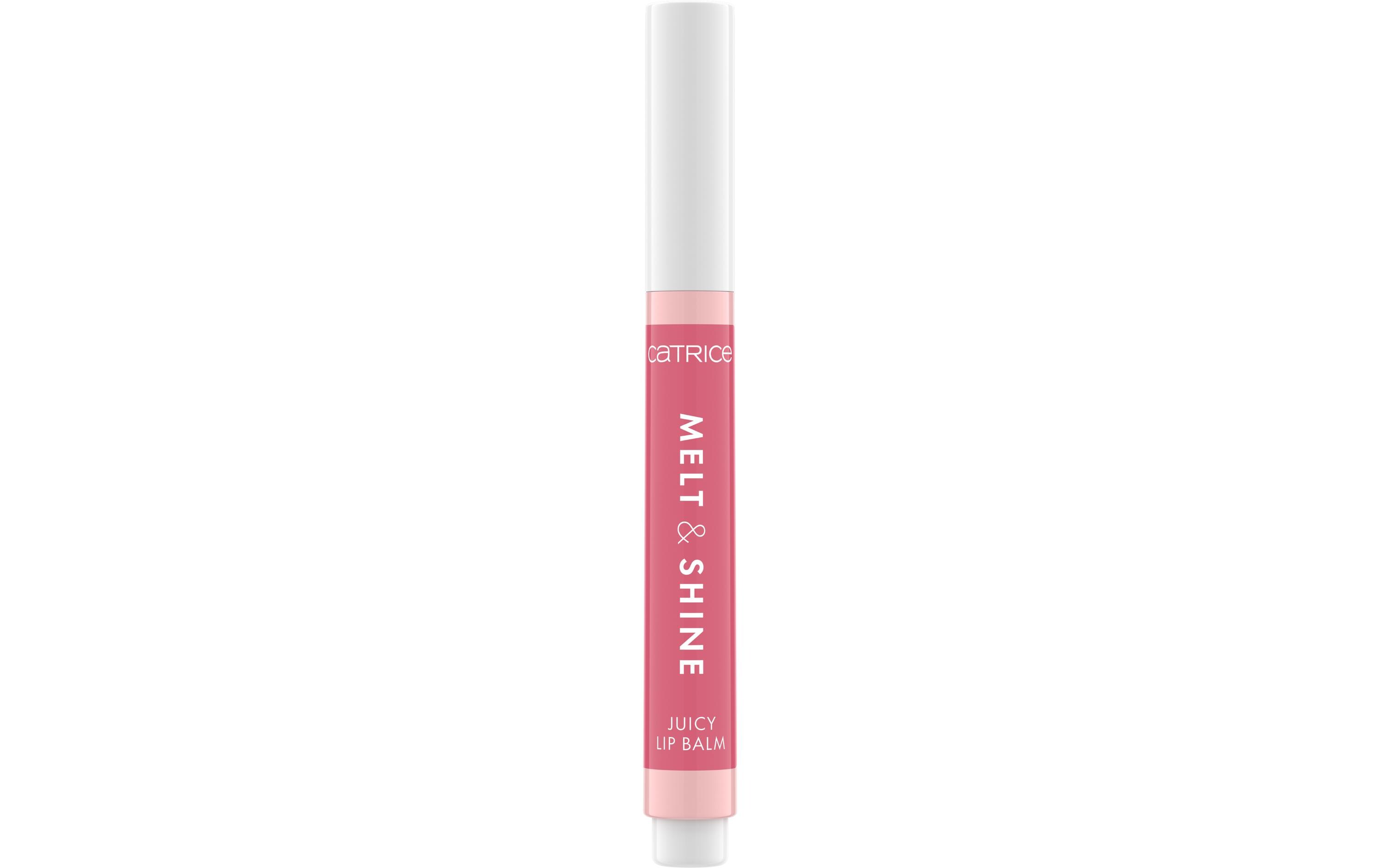 Lip Gloss Melt and Shine 020 Beach BlossomGlänzender Lippenbalsam in Altrosa