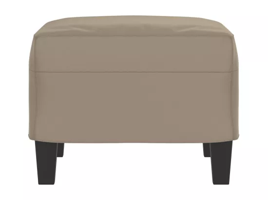 Repose-pied Taupe 60x50x41 cm Tissu microfibre