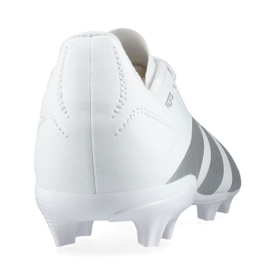 adidas Predator League FG Pearlized - Blanc/Argenté Enfant