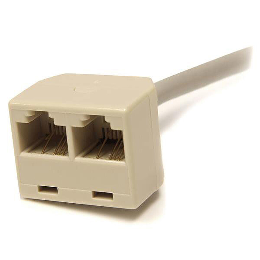 StarTech.com Câble répartiteur, adaptateur Ethernet 1x RJ45 (mâle) 2x RJ45 (femelle)