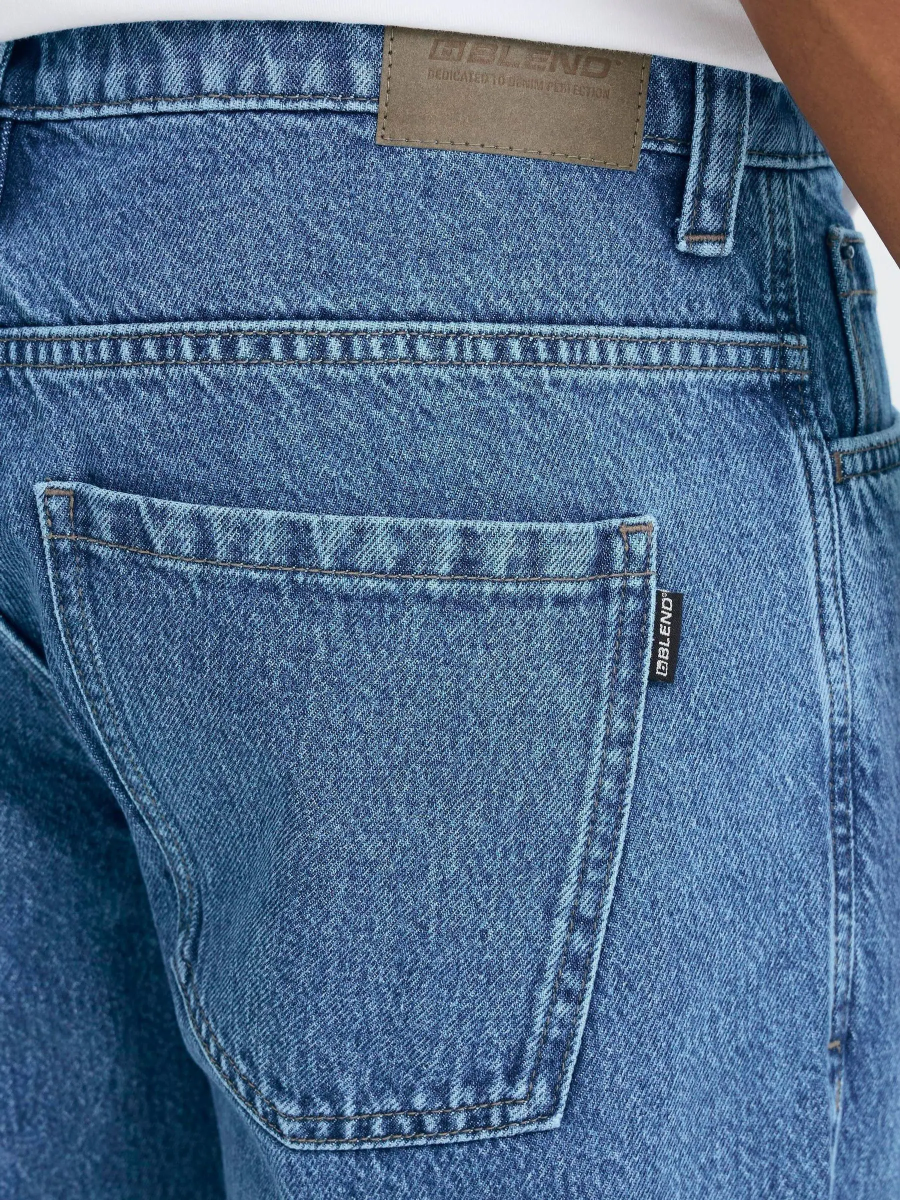 Blend Loose Fit Stretch Mid Denim Jeans