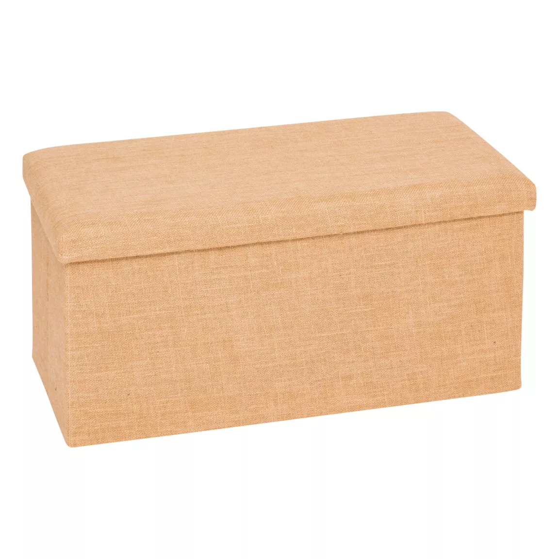 Pouf pliant Double en toile de Jute (76 x 31 x 31 cm) Smart Naturel