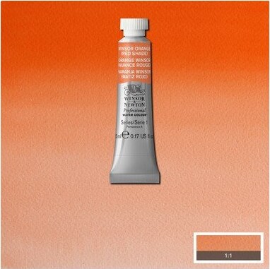 Winsor & Newton - Akvarelfarve - Winsor Orange - Red Shade 5 ML