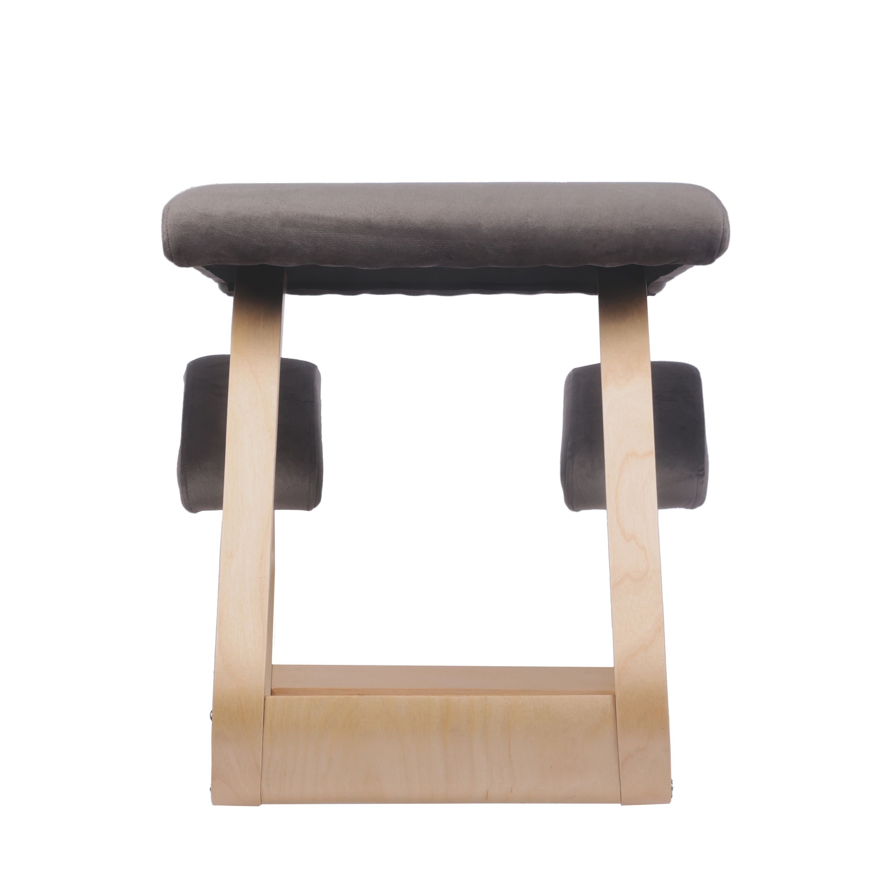 Kniestuhl Holz anthrazit